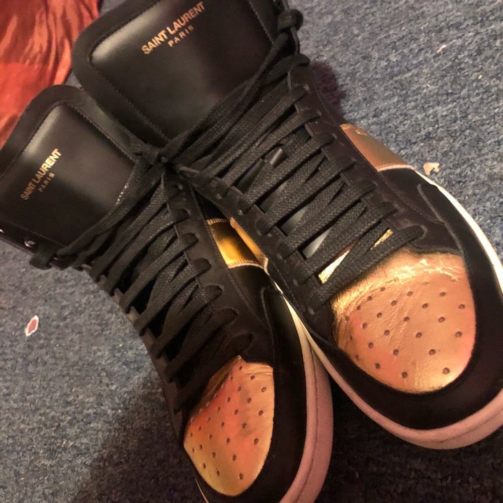Saint Laurent High Top Sneakers - Picture 2 of 5